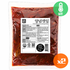 한성기업 한끼애 양념깻잎, 1kg, 2개