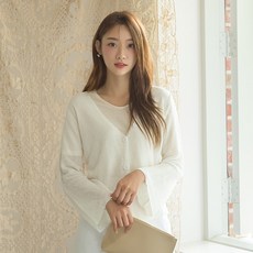 나인 버튼 라인 니트 가디건(CD-1315)