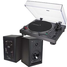 AT-LP120XUSB + MONITOR3 BT 턴테이블 스피커 패키지, 단품