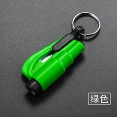 자동차망치 비상 유리깨는 다기능 신기 차량탑재 차량용 피난 격파기 정글, 타침식 그린