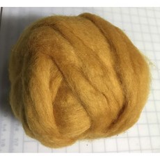 골든 오렌지 롬니 메리노 울 로빙.5온스, .5 oz