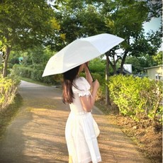 키누리 3단 접이식 자외선 차단 8살 자동 양산 우산