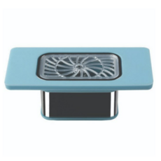 뉴셀클리너 직사각형 신개념 실리콘 하수구트랩 욕실바닥용 스카이블루, 3개