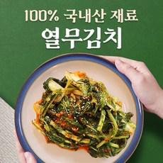 [믿고먹는100%국내산] 열무 얼갈이 김치 국내산 열무김치 물김치, 2kg