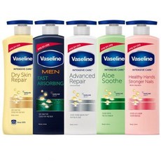 바세린 어드밴스드 리페어 바디로숀 600ml x 2개, 어드밴스드1+알로에1