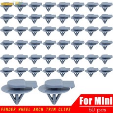 휠 아치 몰딩 클립 BMW 미니 쿠퍼 R50 R53 R56 R58 클럽맨 R55 카브리오 R52 R57 로드스터 R59 07132757821, 1개