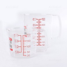 일본 투명 베이킹도구 제과제빵 이유식 다용도 계량컵, 1000ml
