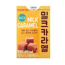 롯데 밀크카라멜 50g, 72개