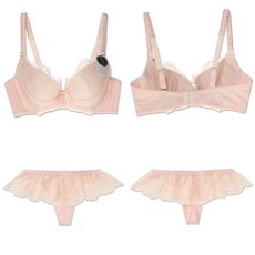 에블린 [프레스티지] 메이로즈 젤몰드브라+티팬티 핑크