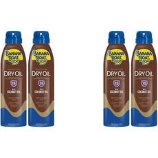 Banana Boat Protective 태닝 드라이 오일 클리어 스프레이 선스크린 SPF15 태닝 선스크린 스프레이 170g, 1세트
