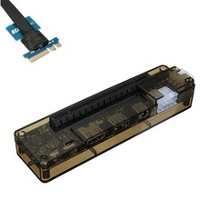V8.0 EXP GDC Laptop 외부 독립 비디오 카드 도크 NGFF 노트북 PCI E 확장 장치그래픽 카드, 없음