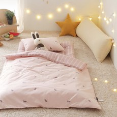 [파르페by알레르망] 롤링캣 순면 토퍼형 낮잠이불 방수가방세트