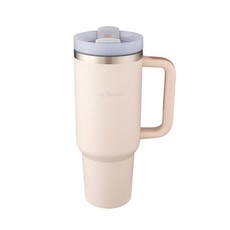 [데일리룸] 메가 텀블러 1200ml 대용량 1리터, 핑크