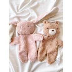 알베타 룰라바이 신생아 아기 애착인형 토끼 곰 친환경 28cm, 룰라바이 베어 - 아기선물