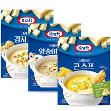 Kraft 스프 3종 혼합 (각 1개씩 총3개), 3개