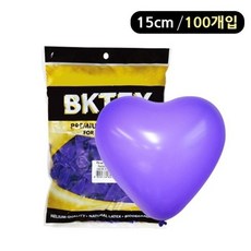 바른딜리버리 해피파티 일반 하트풍선 15cm 100개입 라벤다 숫자 문자풍선, 선택완료, 본품