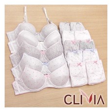 [크리비아] 주니어3단계 A/B컵 면브라팬티15종(3CLB15B)