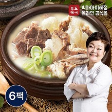 빅마마 이혜정의 일품 소한마리탕 6팩 (750g x 6개), 단품, 6개, 750g