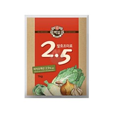 초특가 씨제이제일제당 백설 2.5 발효조미료 1kg 맛내기 업소용, 초특가 씨제이제일제당 백설 2.5 발효조미료 1kg 맛