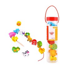 원목동물줄끼우기