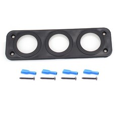 니토무역 3구 원형 브라켓 매립형 시거 소켓 USB 파워뱅크 DIY, 1개
