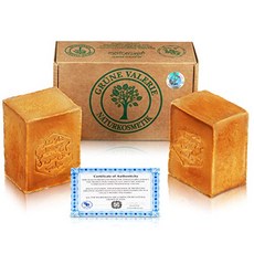 남자여드름비누 좁쌀 등드름 오리지널 알레포 비누 ® 2 x 160g 80% 올리브 오일 20% 베이 오일 PH 값 8 해독 특성 비건 천연 제품수제 천년 전통 레시피에 따라 6 년 이상 숙성되었습니다-76003, 단일옵션, 단일옵션