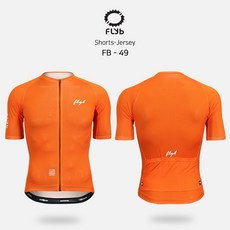 [플라이비] FB-49 Orane Shorts-jersey 자전거반팔져지 자전거의류 자전거반팔 리뷰후기