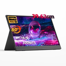 ZSUS 휴대용 모니터 15.6inch IPS FHD, PM15A, 39.6cm