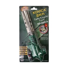 코비카 자동 원터치 토치 캠핑용품 쓰리화구 KS-2005A, 1개