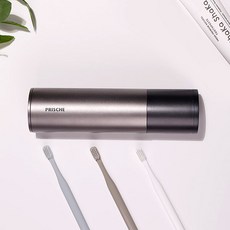 프리쉐 UV LED 스테인리스 무선 칫솔살균기 PA-TS9000, 블랙