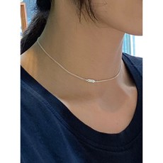 실버925초커목걸이