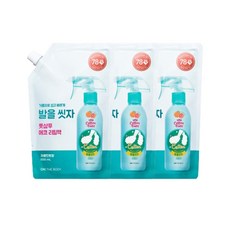 온더바디 발을씻자 코튼풋샴푸 리필 500ml 자몽 3개