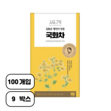 쌍계명차 김동곤 명인이 만든 국화차 100p, 9개, 100개입