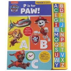 (영문도서) Nickelodeon Paw Patrol: P Is for Paw!: Trace & Say Board Books, Pi Kids, English, 9781503759862