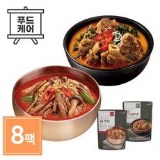 빅마마 이혜정 명절상품 육개장 4팩 + 우거지갈비탕 4팩, 단품