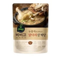 비비고 누룽지 닭다리 삼계탕, 3개, 600g