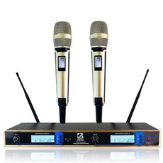 chinapnp1.0MP15 무선마이크 스타가수 프로페셔널 무대 연기 1+2야외 U단가 KTV마이크, T01-KTV연기 버전(2개의 안테나+수입 맥심)
