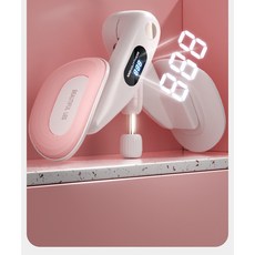 스마트 카운팅 케겔 운동기구 허벅지 운동기구 코어 운동기 괄약근 홈트 운동기구, 화이트