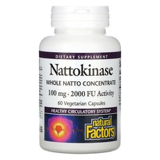 네츄럴팩터스 나토키나아제 100mg 베지캡슐 60정, 6병