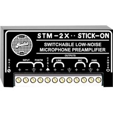라디오 디자인 랩 RDL STM-2X 스위치드 마이크 프리앰프 - 3565dB 이득