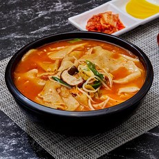 일산맛집 얼큰김치 수제비 홈파티 캠핑 밀키트 2인분