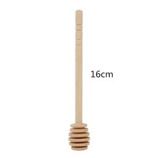 허니디퍼 꿀 티스쿱 머들러 우드 1 pcs 실용적인 긴 손잡이 미니 나무 숟가락 항아리, 16cm, 협력사