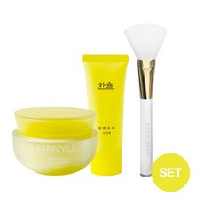 한율 달빛유자 수면팩 60ml+32ml 기획세트 + 젤리 브러쉬, 상세페이지 참조