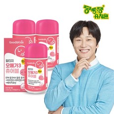 내츄럴플러스 굿앤키즈 어린이 알티지 오메가3 츄어블 3병, 90정, 상세 설명 참조