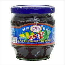 [현호중국슈퍼] 간란차이 올리브와 겨자잎으로 만든 즉석 밑반찬 180g