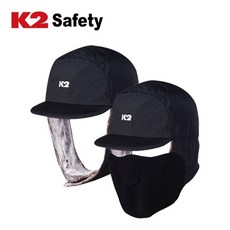 D [K2 Safety 방한모2 IMW13901] 블랙 M L 겨울모자 동계모자 모자 방한모자 귀 귀덮개 군밤모자 DO, 1개 - k2방한모