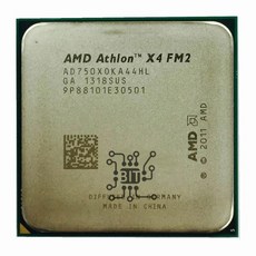 AMD 애슬론 II X4 750X 750 3.7G 65W AD750XOKA44HL 쿼드 코어 CPU 소켓 FM2
