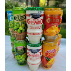 얼려있는야쿠르트