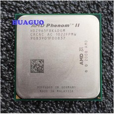 AMD PHENOM II X4 965 3.4 GHZ 쿼드 코어 CPU 프로세서 HDZ965FBK4DGM 소켓 AM3 단일옵션 B00UF9E6XI, 단일옵션／단일옵션
