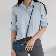 H 포켓 크로스 스마트폰 지갑 [7color/소가죽/핸드폰가방] 카멜브라운 카멜브라운가방